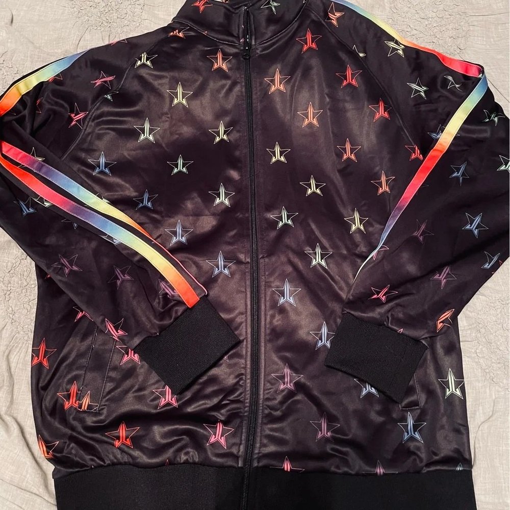 Jeffree Star Cosmetics Rainbow Track Jacket
